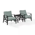 Kaplan 3-Piece Outdoor Metal Seating Set