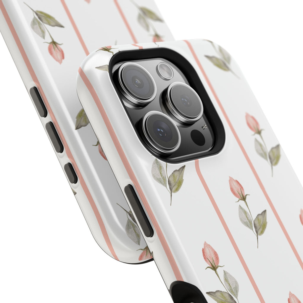 Customizable: Floral Impact-Resistant Phone Case, Chic Phone Cover