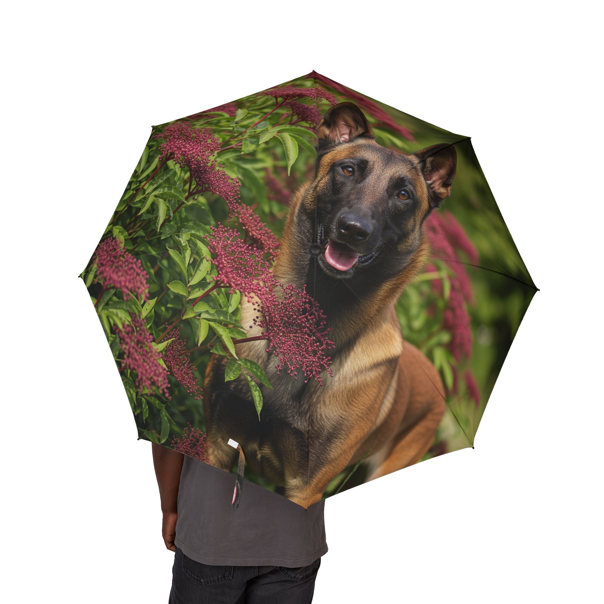 48" Semi-Automatic Umbrella – Windproof Large Travel Rain Umbrella
