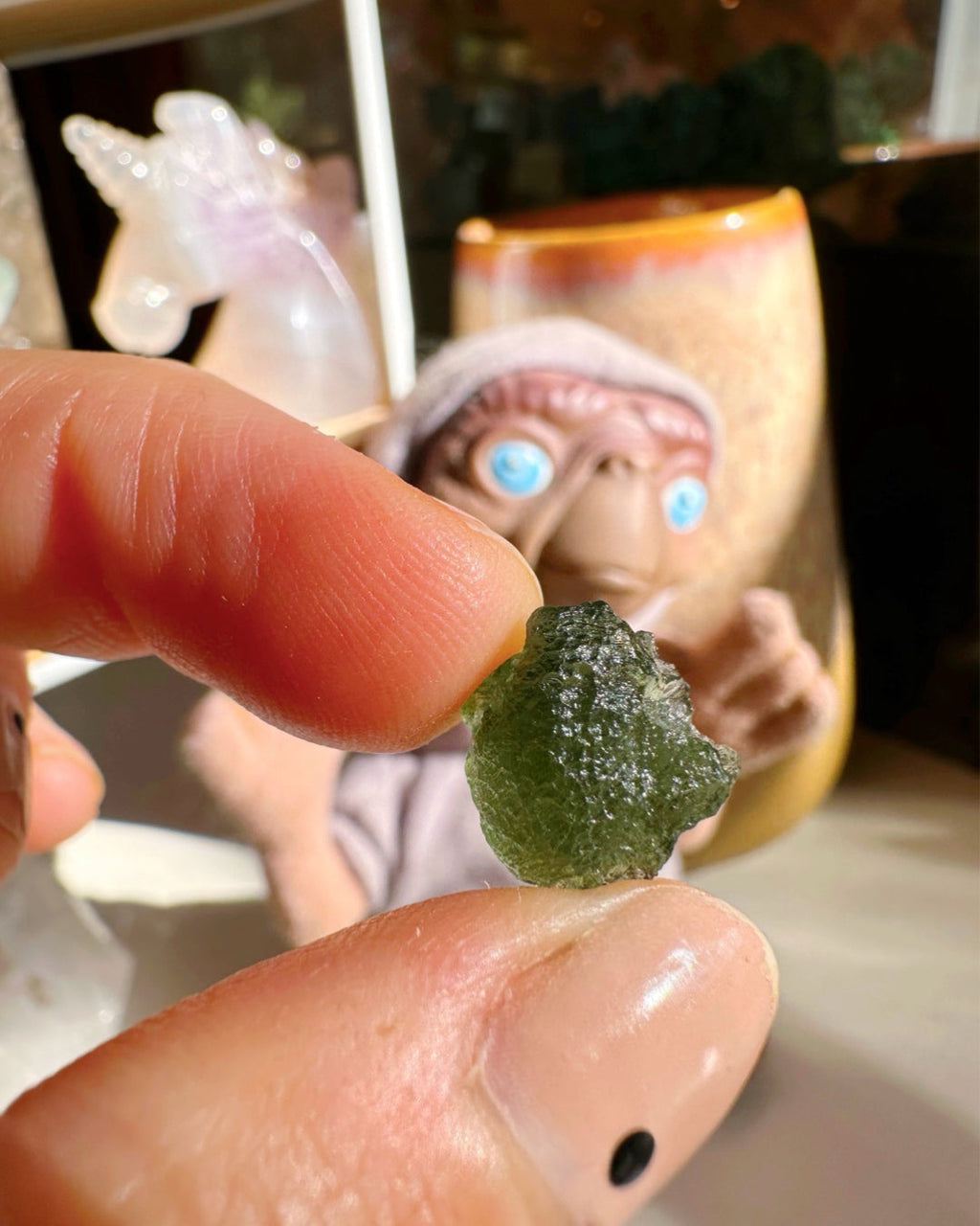 Chlum Moldavite #7 - AA