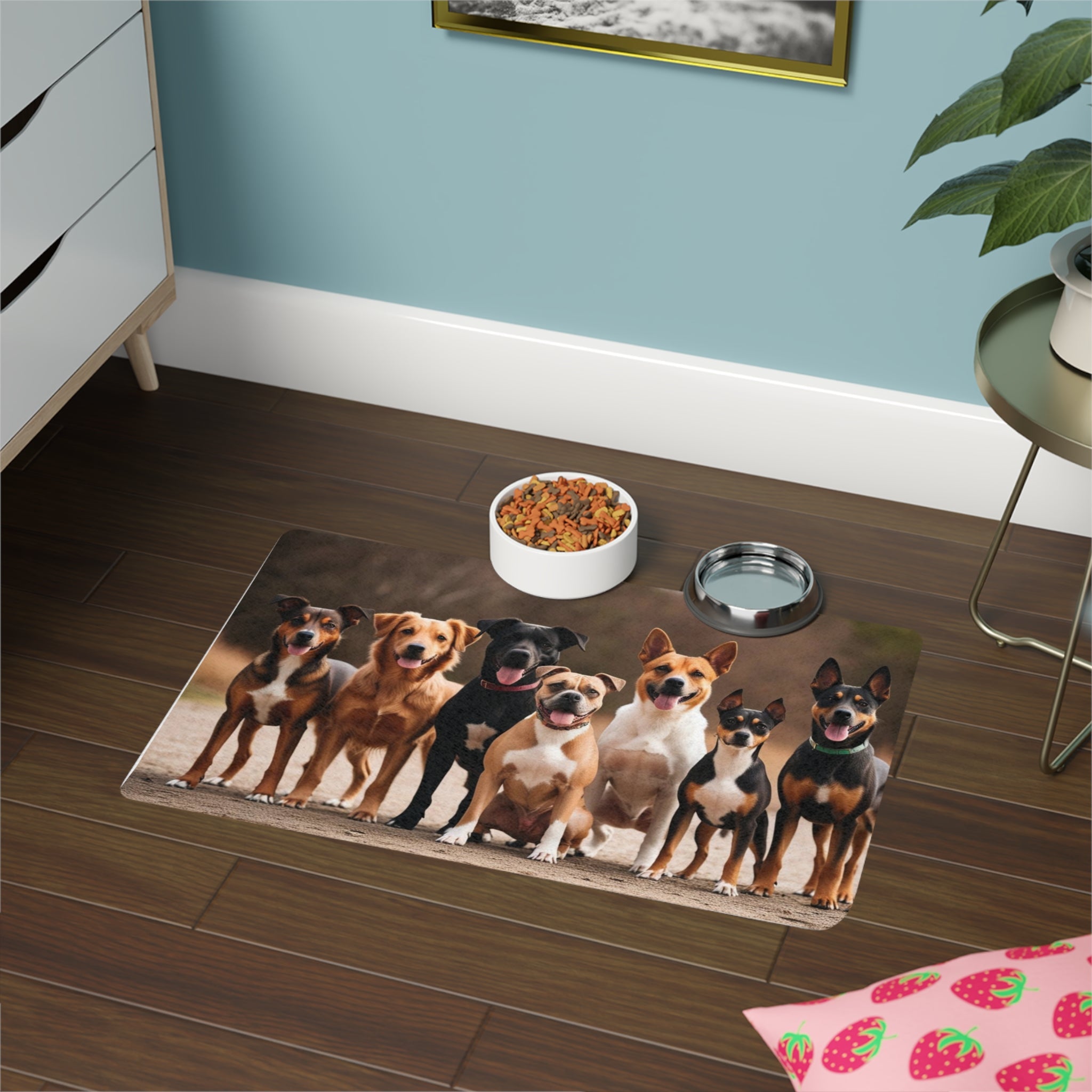 Non-Slip Pet Food Mat – Waterproof Feeding Mat for Dogs