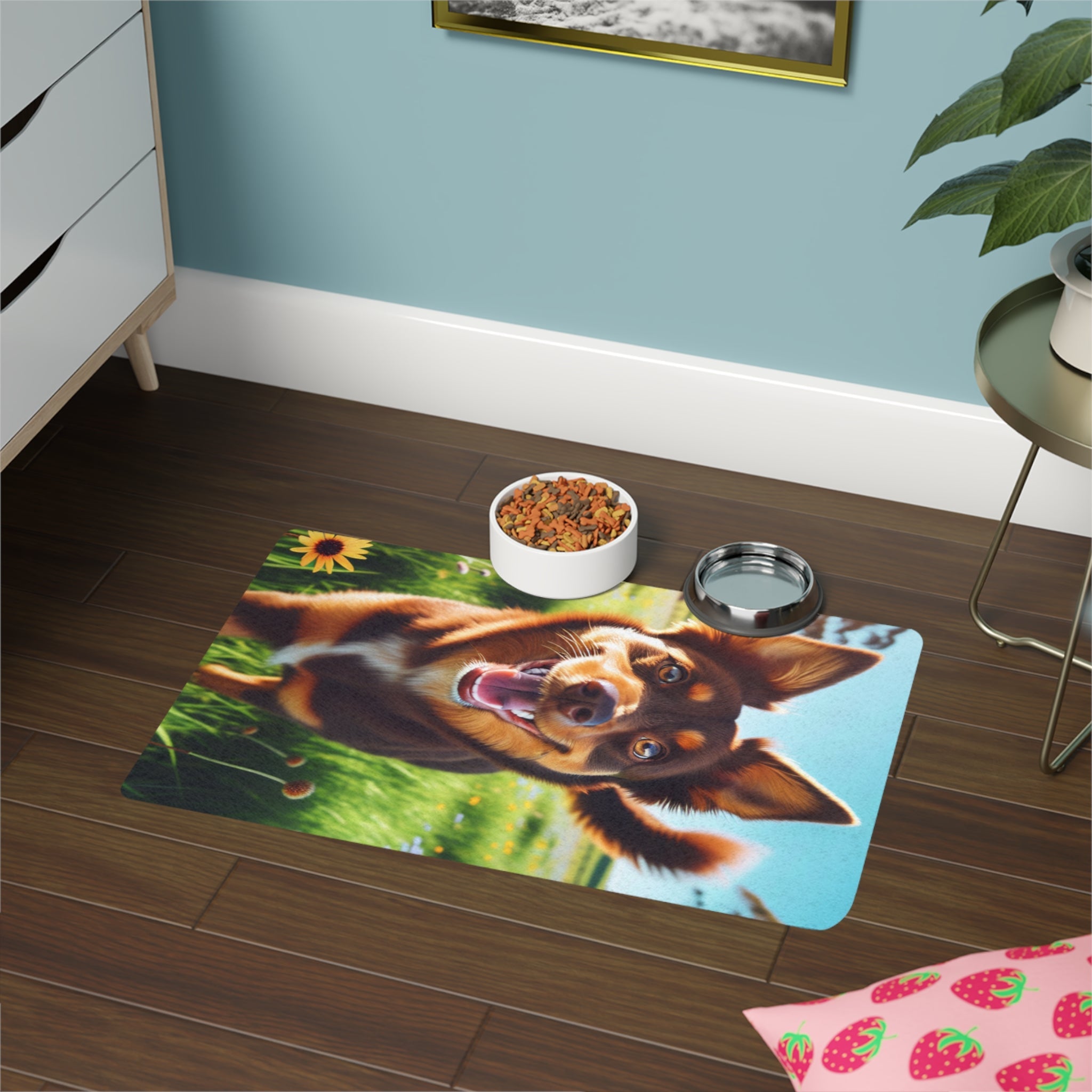 Non-Slip Pet Food Mat – Waterproof Feeding Mat for Dogs