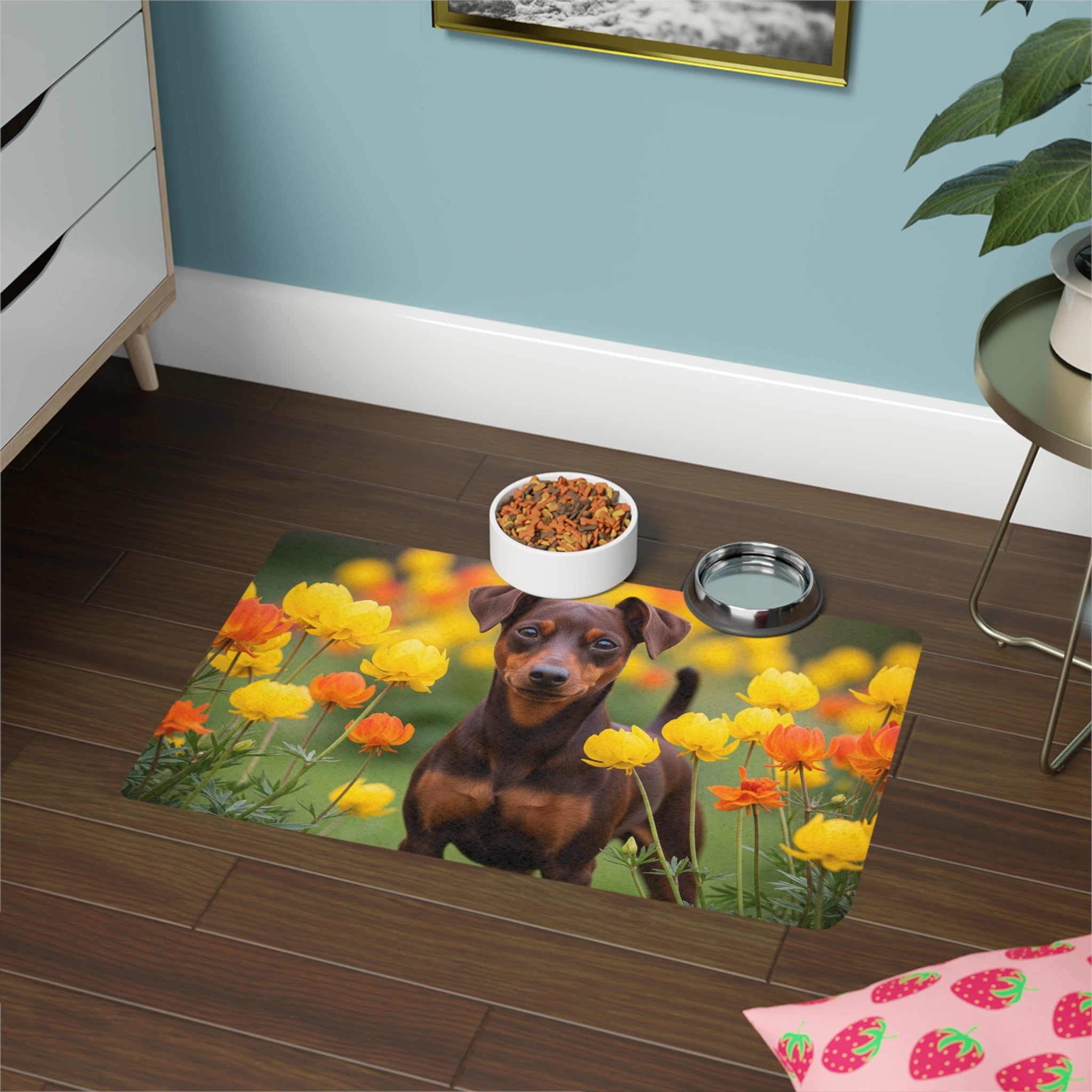 Non-Slip Pet Food Mat – Waterproof Feeding Mat for Dogs