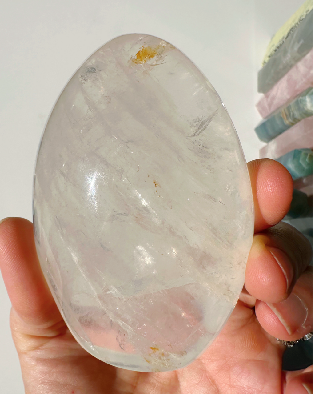 Quartz Freeform w/ Hematoid Inclusions