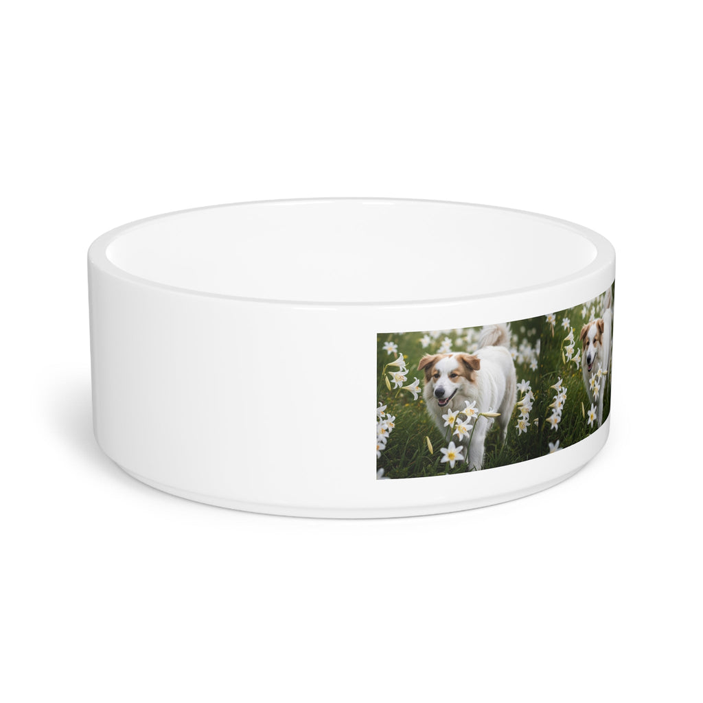 Ceramic Pet Bowl – 16 oz Dog Feeding Bowl