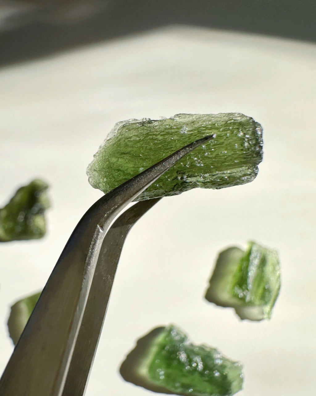 Chlum Moldavite #8 - AA
