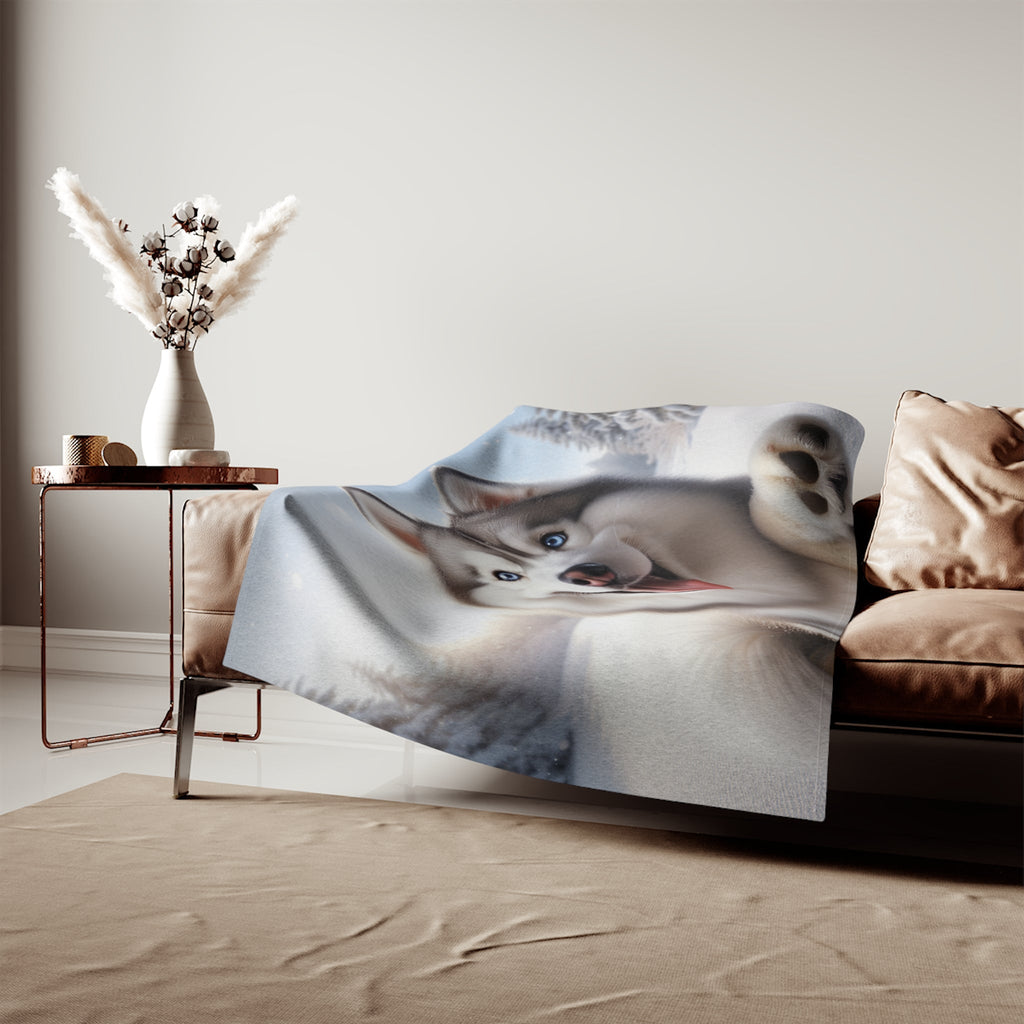 Sweatshirt Blanket – Plush Fleece Throw, 2 Size Options
