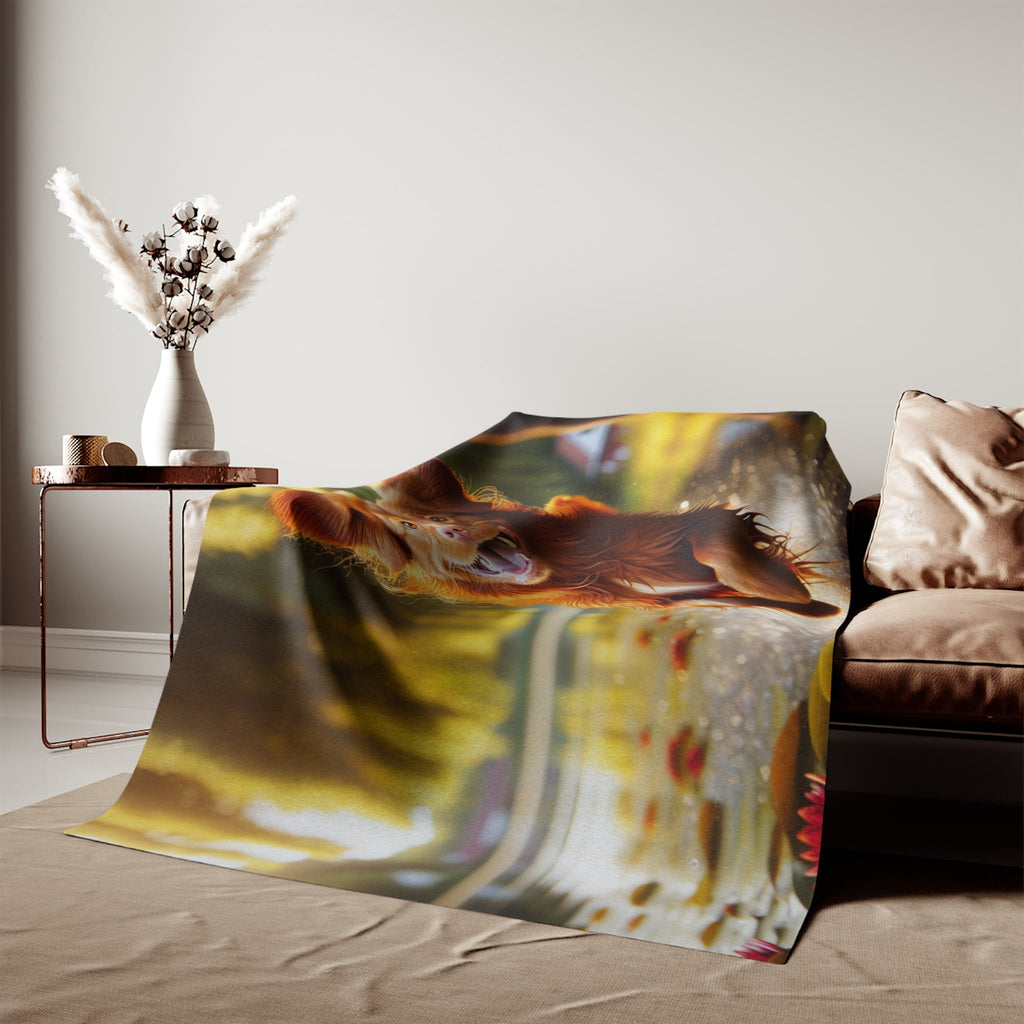 Sweatshirt Blanket – Plush Fleece Throw, 2 Size Options