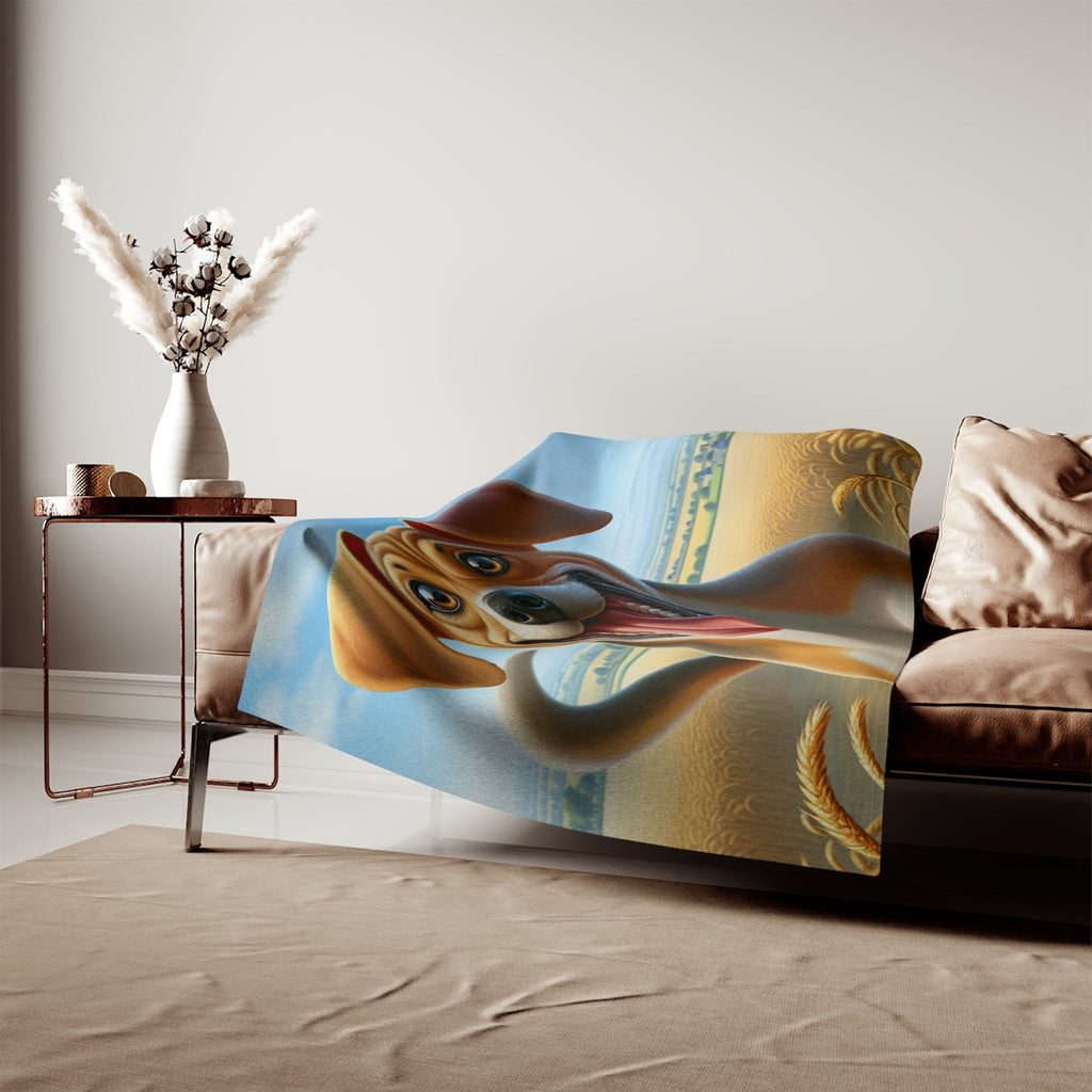 Sweatshirt Blanket – Plush Fleece Throw, 2 Size Options