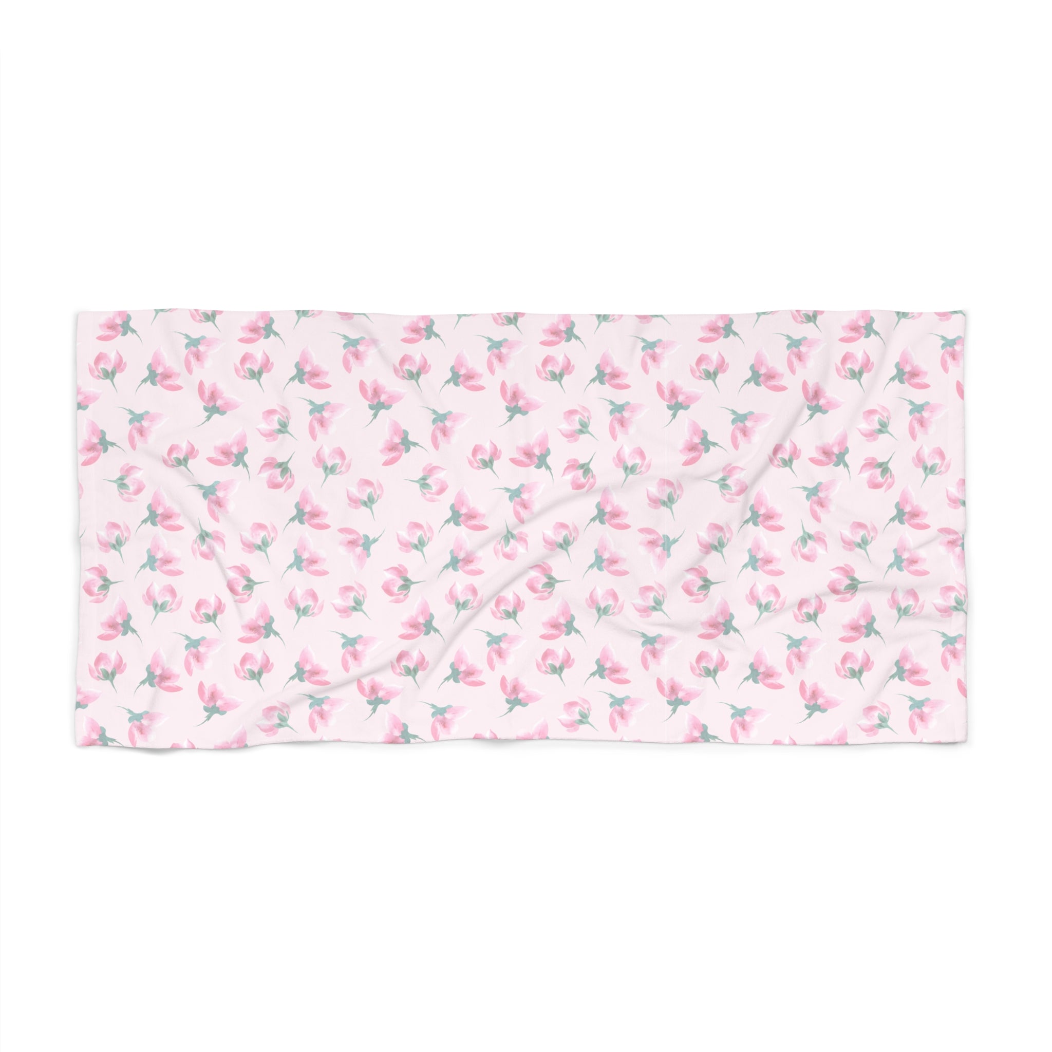 Customizable: Floral Beach Towel, Soft Sand Towel, Summer Gift, Poolside Relaxation, Beach Accessories, Vacation Essentials, Floral Print Towel