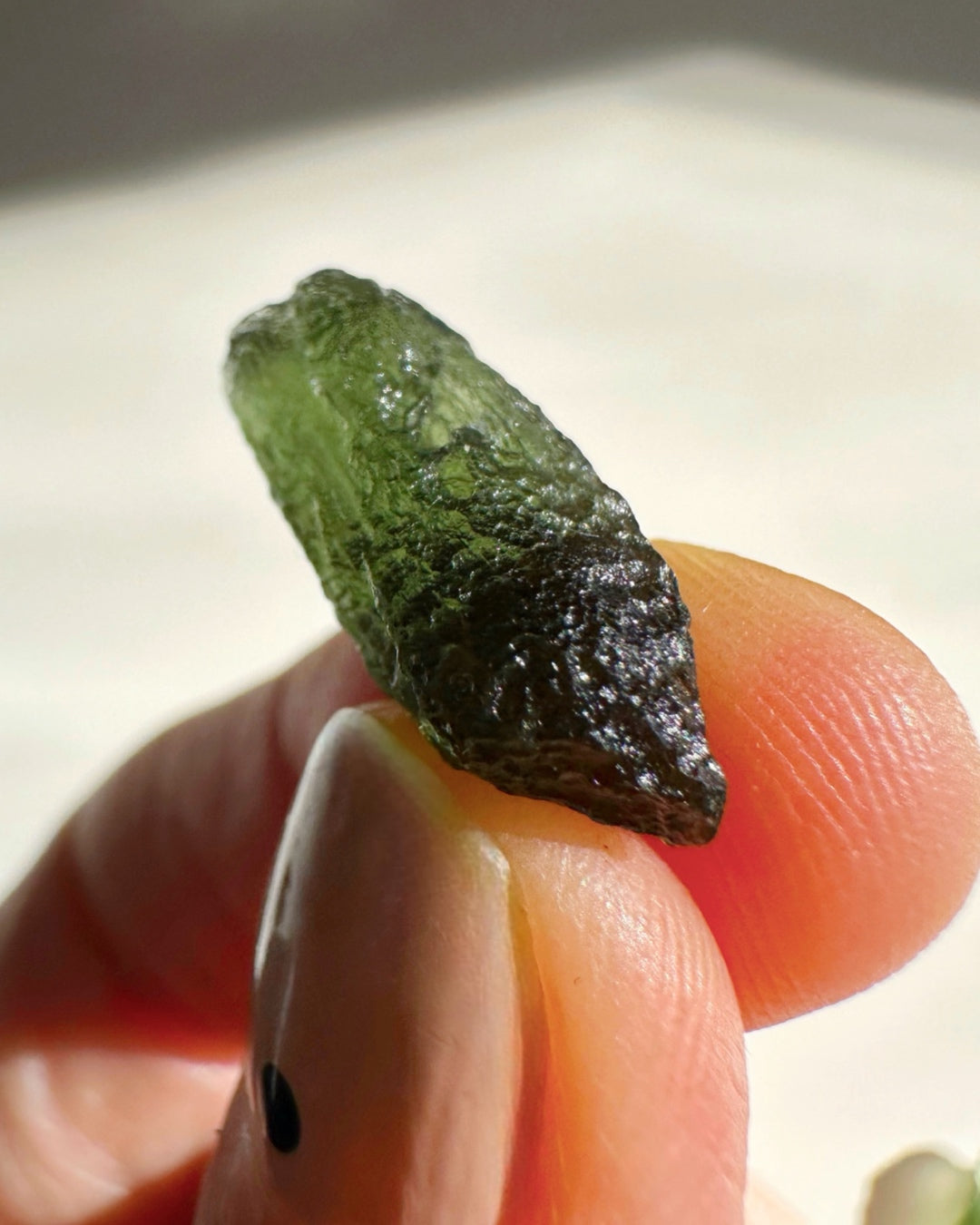 Chlum Moldavite #8 - AA
