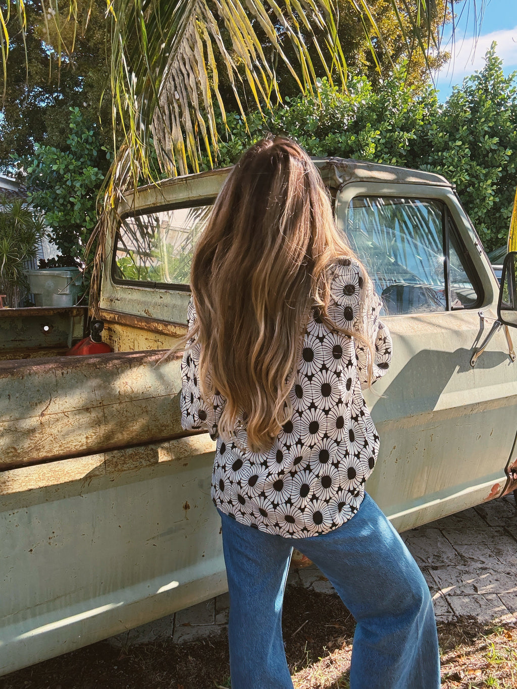 White Wedding Retro Floral Button Up Blouse PREORDER JUNE/JULY 2026
