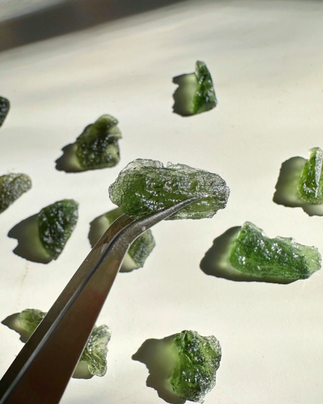 Chlum Moldavite #8 - AA
