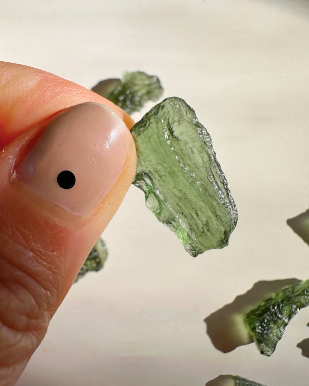 Chlum Moldavite #10 - AA