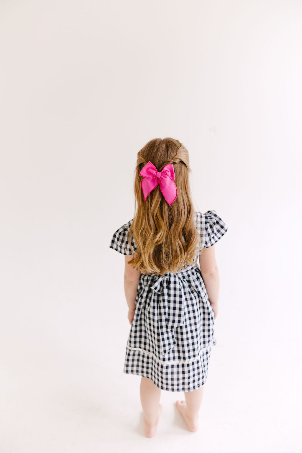 Pink Solid Medium Bow