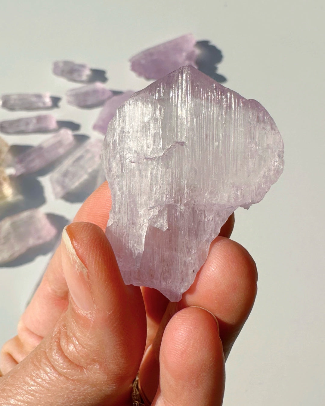 Raw Kunzite