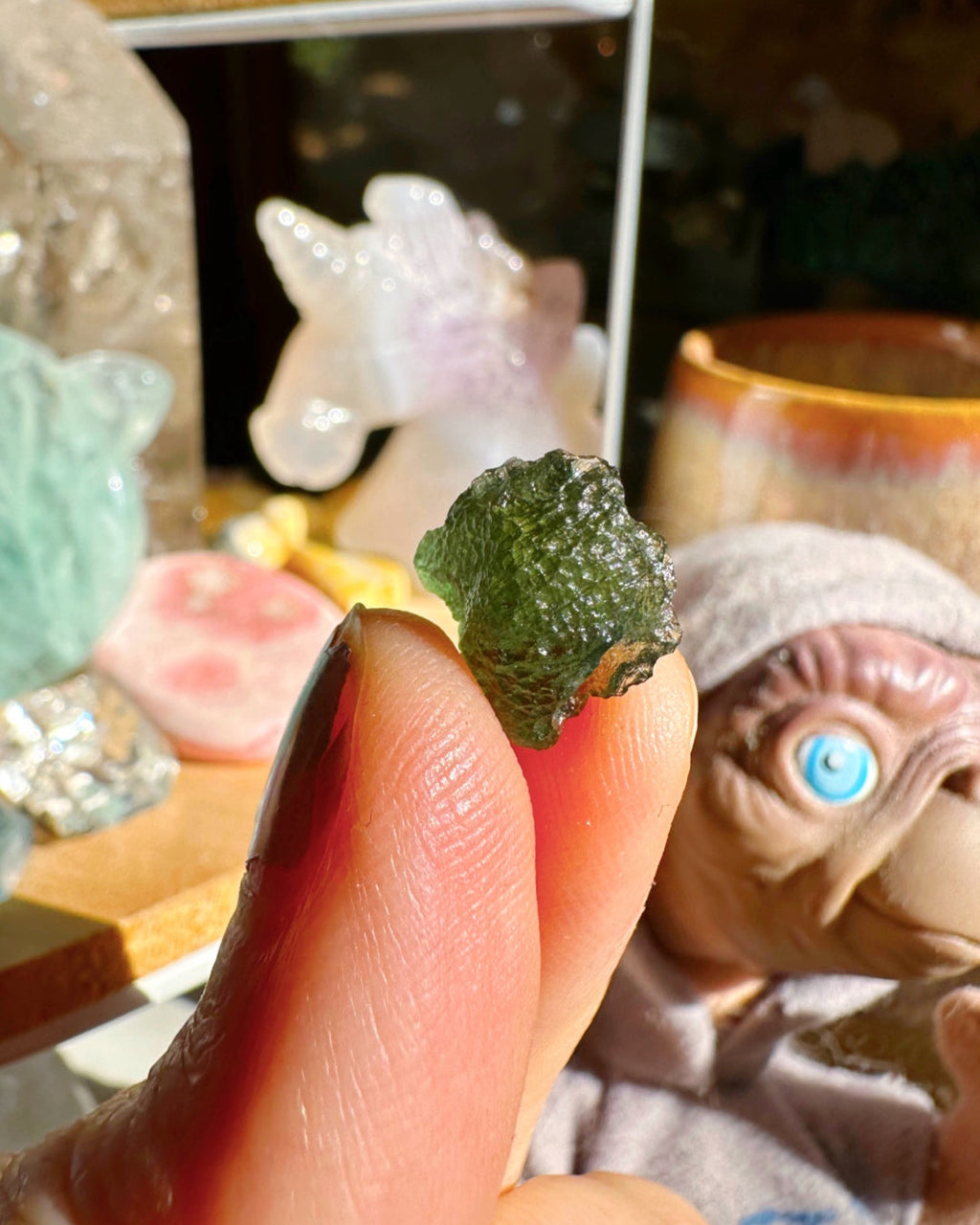 Chlum Moldavite #7 - AA