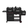 Oakford 1150 Pro Grill Smoker Combo, 3 Burner Gas + Offset Charcoal Smoker