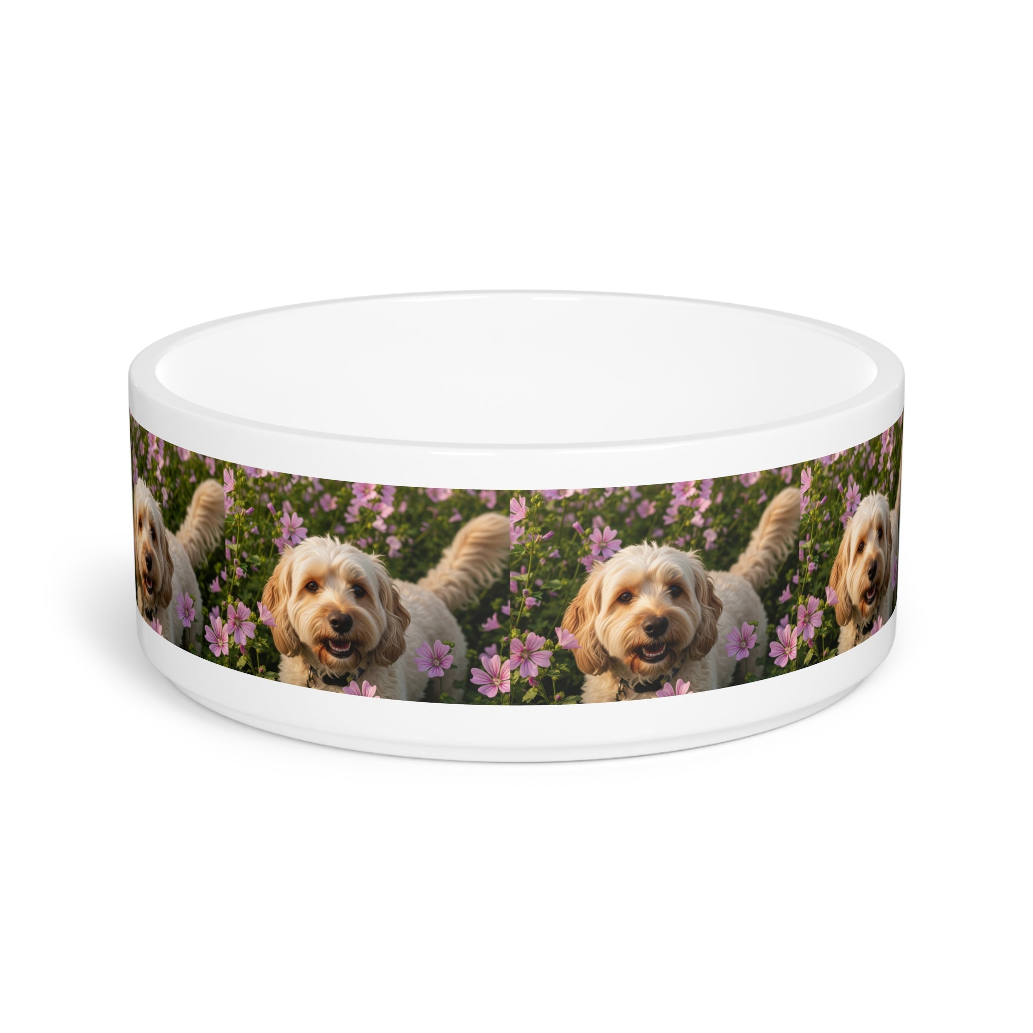 Ceramic Pet Bowl – 16 oz Dog Feeding Bowl