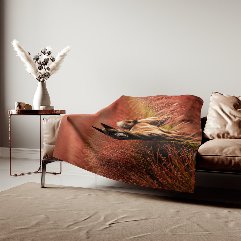 Sweatshirt Blanket – Plush Fleece Throw, 2 Size Options