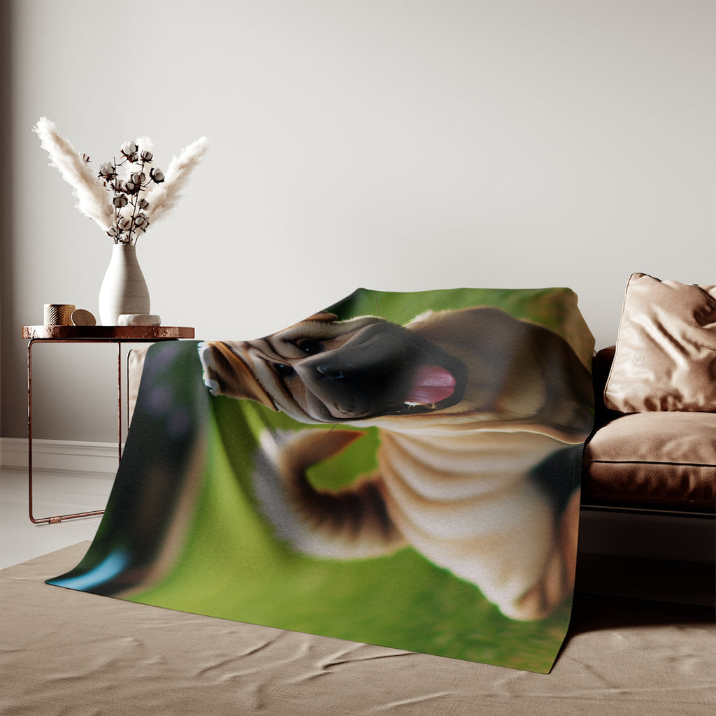Sweatshirt Blanket – Plush Fleece Throw, 2 Size Options