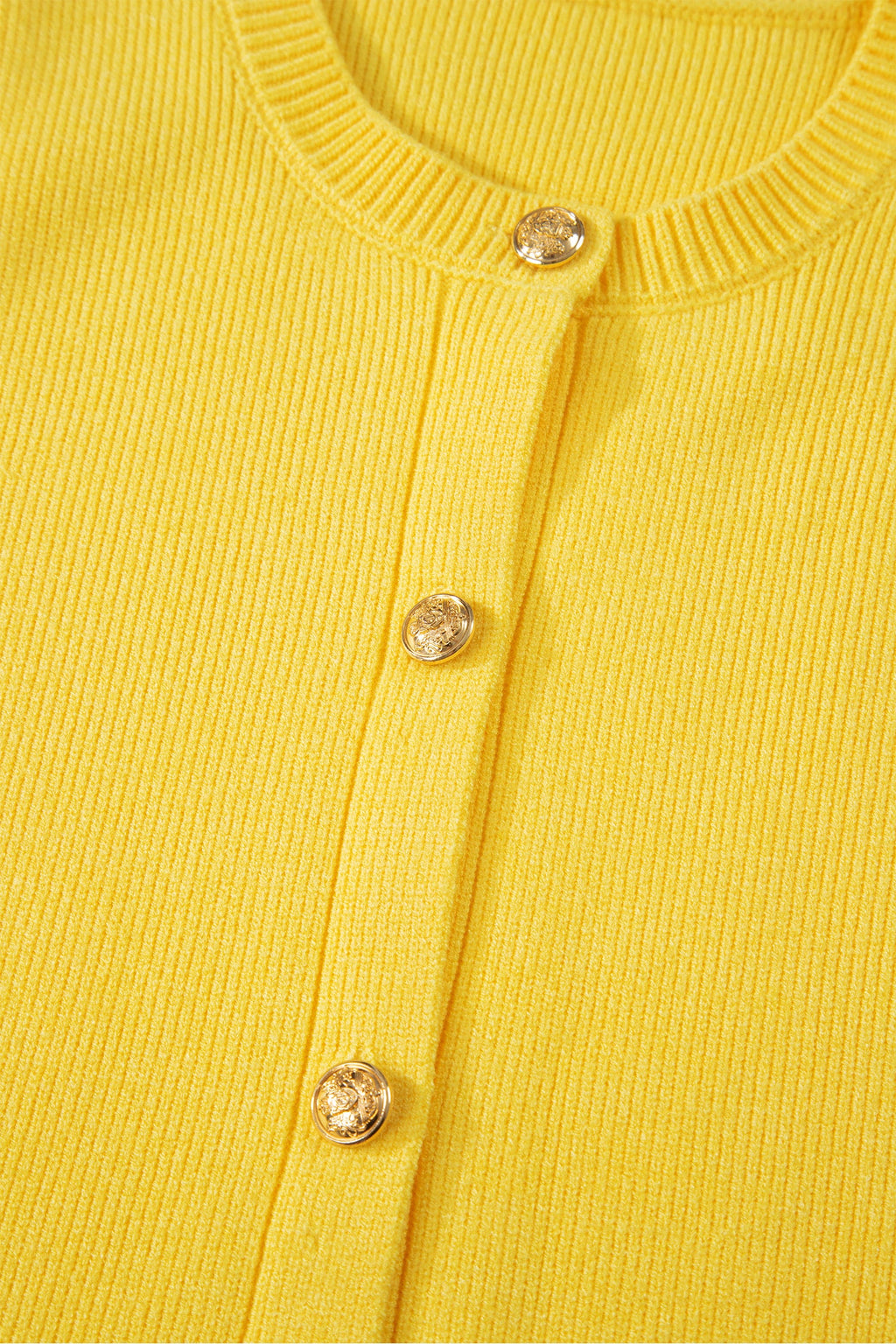 Solid Knit Sleeveless Button Front Pocketed Sweater
