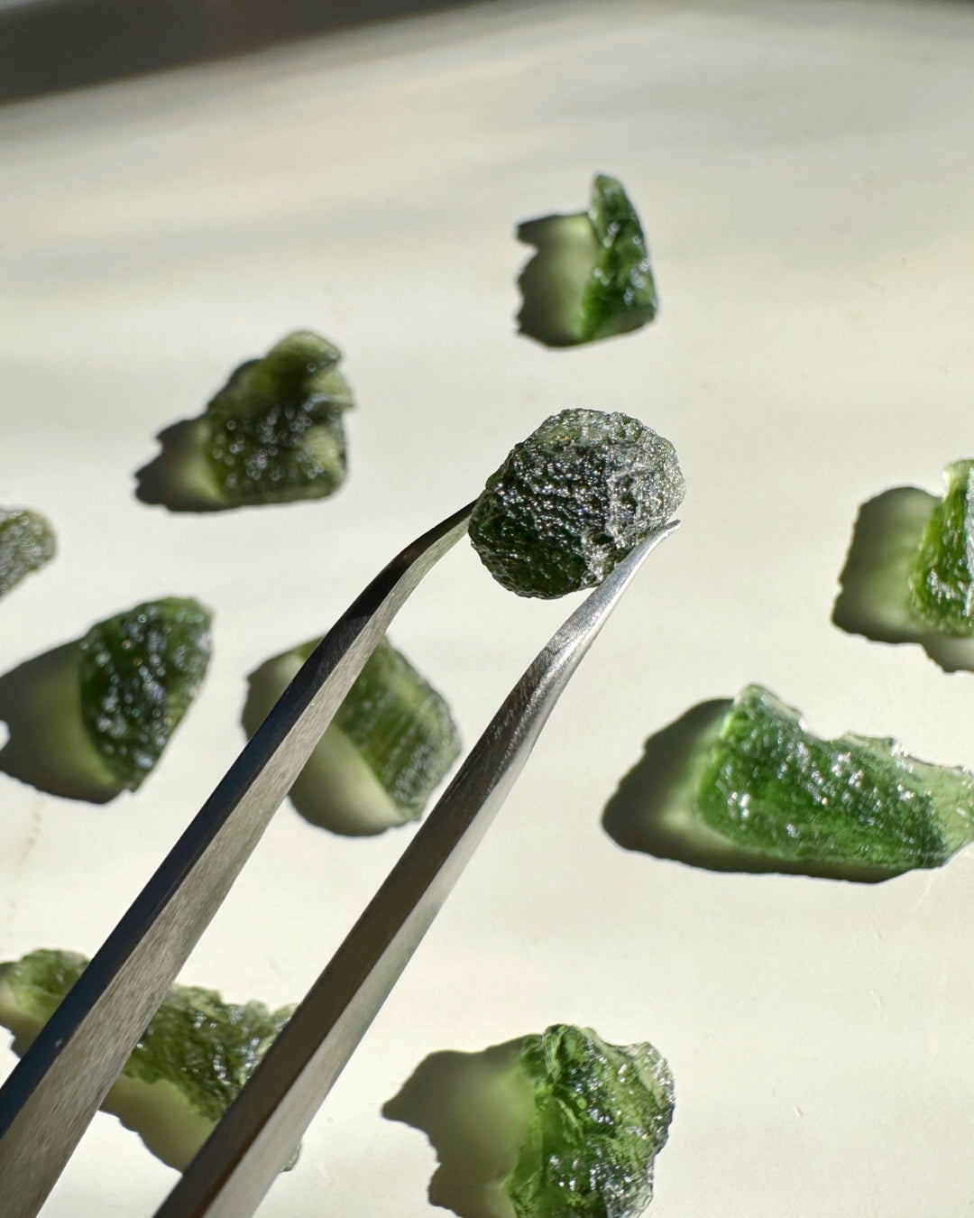 Chlum Moldavite #8 - AA