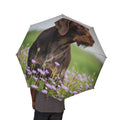 48" Semi-Automatic Umbrella – Windproof Large Travel Rain Umbrella