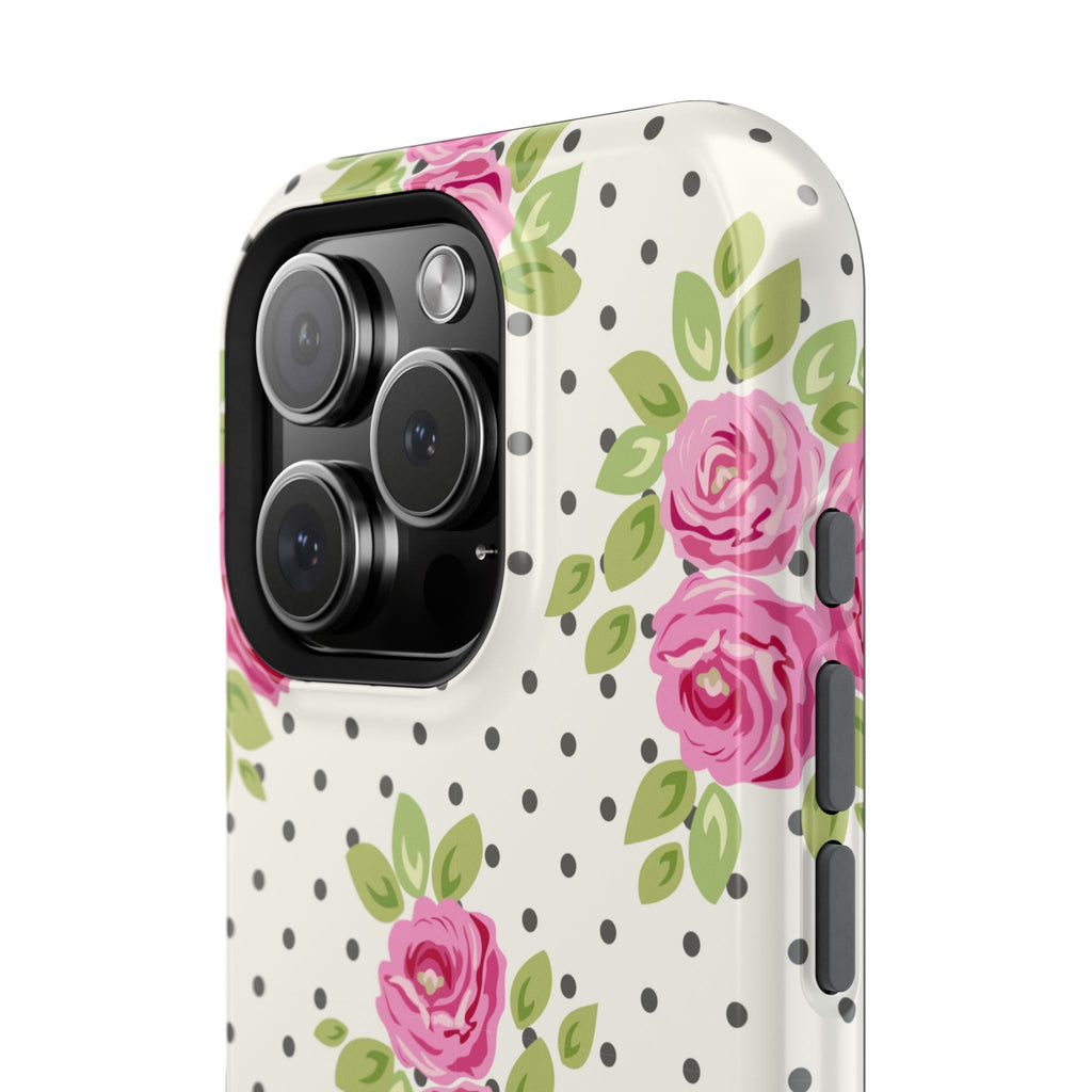 Customizable: Floral Polka Dot Phone Case