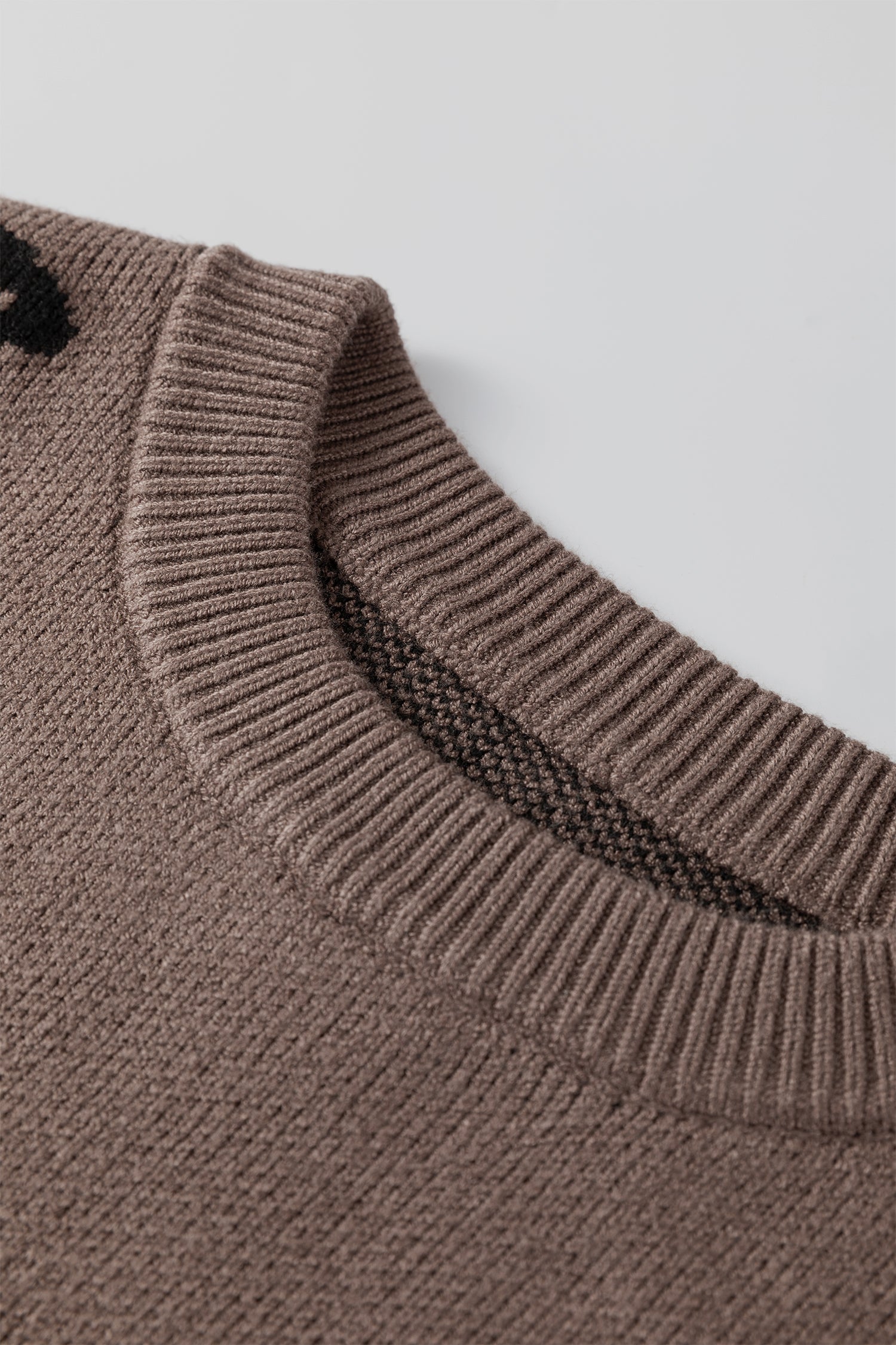 Leopard Asymmetric Drop Shoulder Sweater