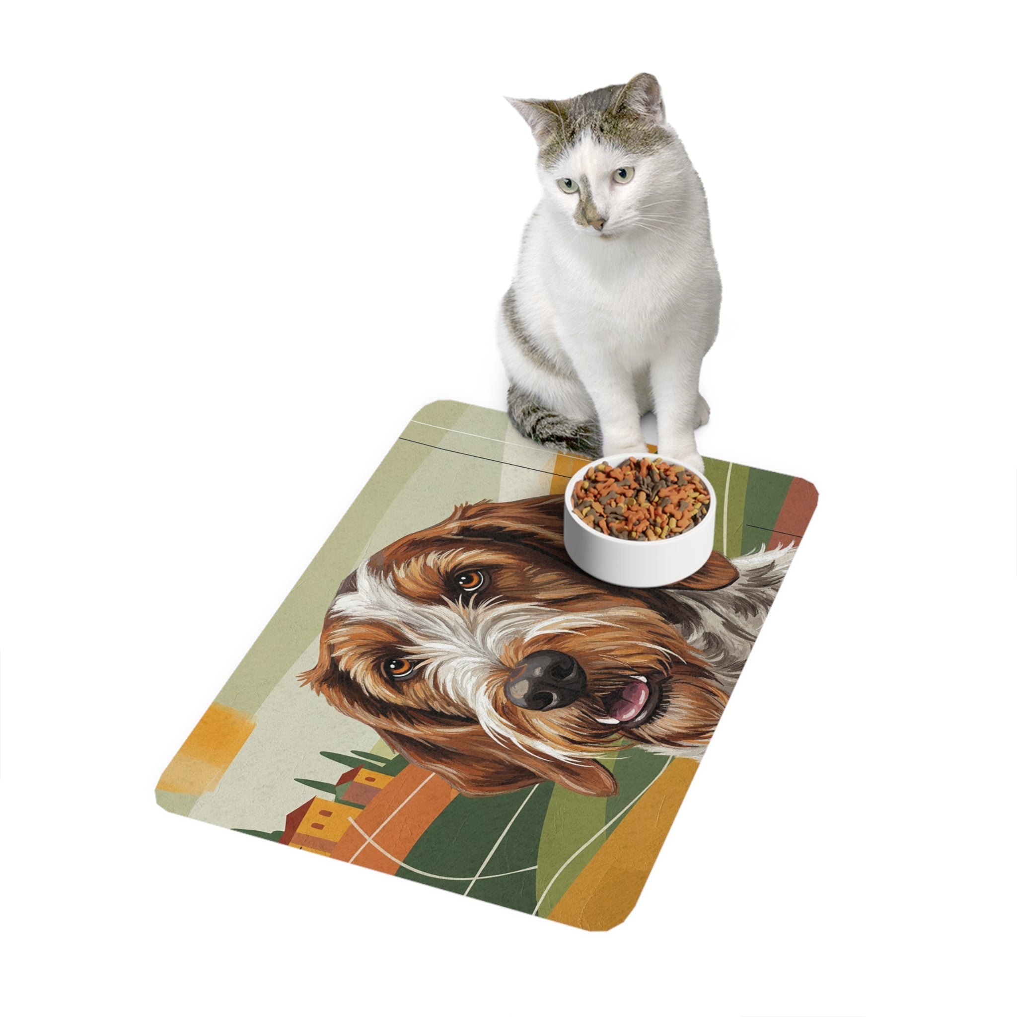 Non-Slip Pet Food Mat – Waterproof Feeding Mat for Dogs