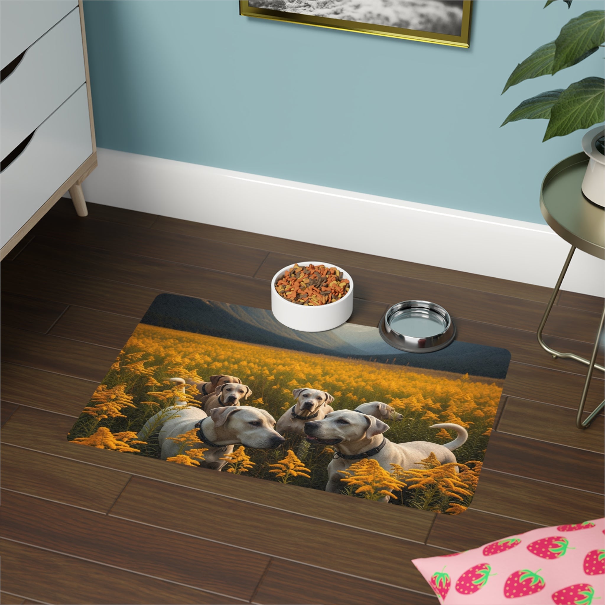 Non-Slip Pet Food Mat – Waterproof Feeding Mat for Dogs