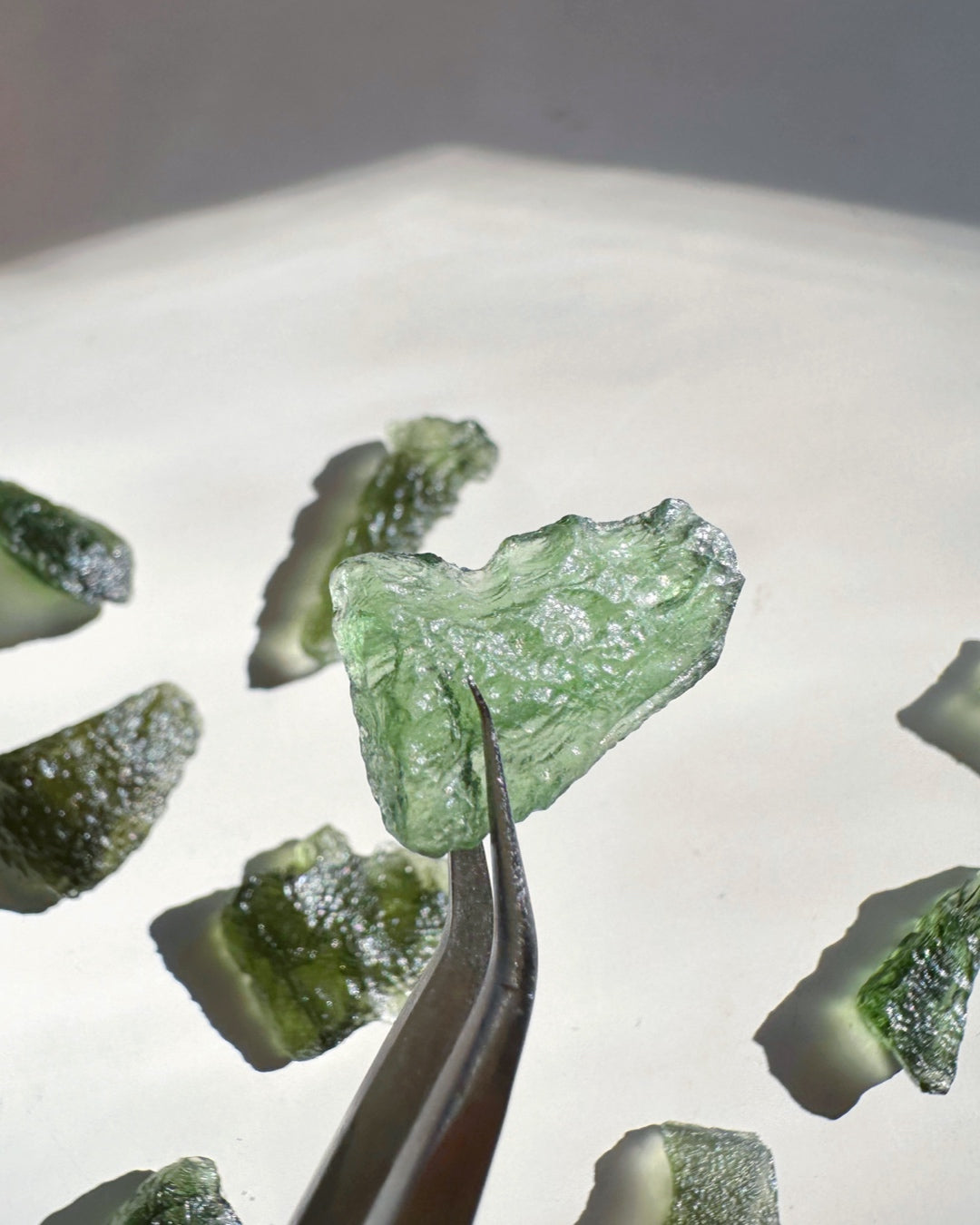 Chlum Moldavite #10 - AA