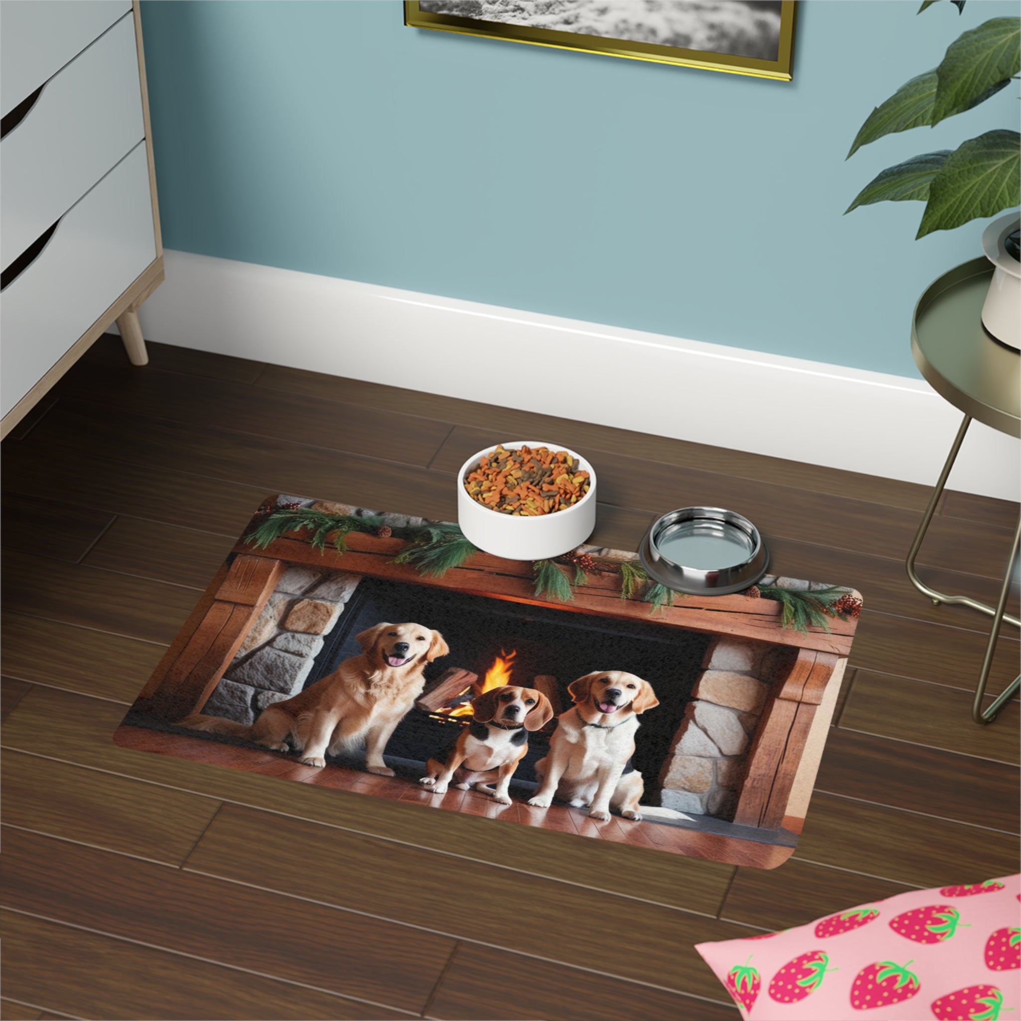Non-Slip Pet Food Mat – Waterproof Feeding Mat for Dogs