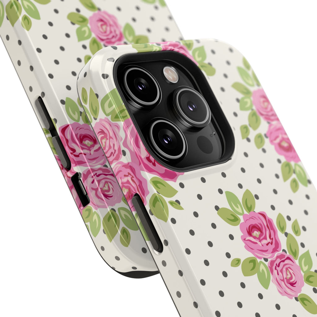 Customizable: Floral Polka Dot Phone Case