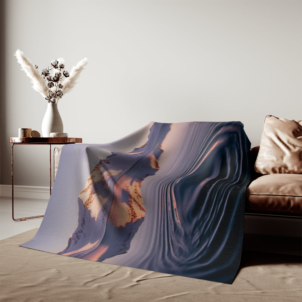 Sweatshirt Blanket – Plush Fleece Throw, 2 Size Options