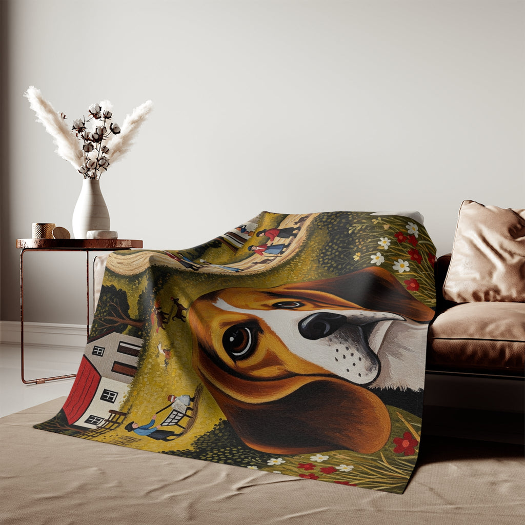 Sweatshirt Blanket – Plush Fleece Throw, 2 Size Options