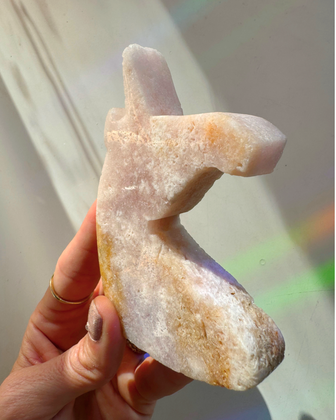Pink Amethyst Unicorn