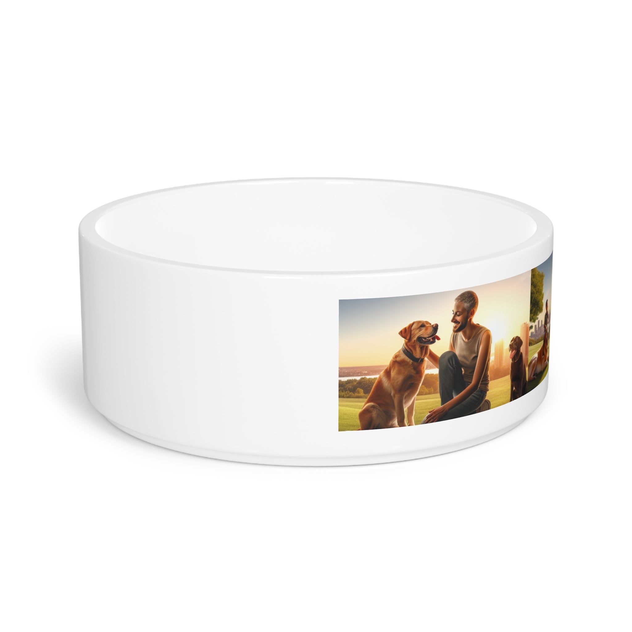 Ceramic Pet Bowl – 16 oz Dog Feeding Bowl