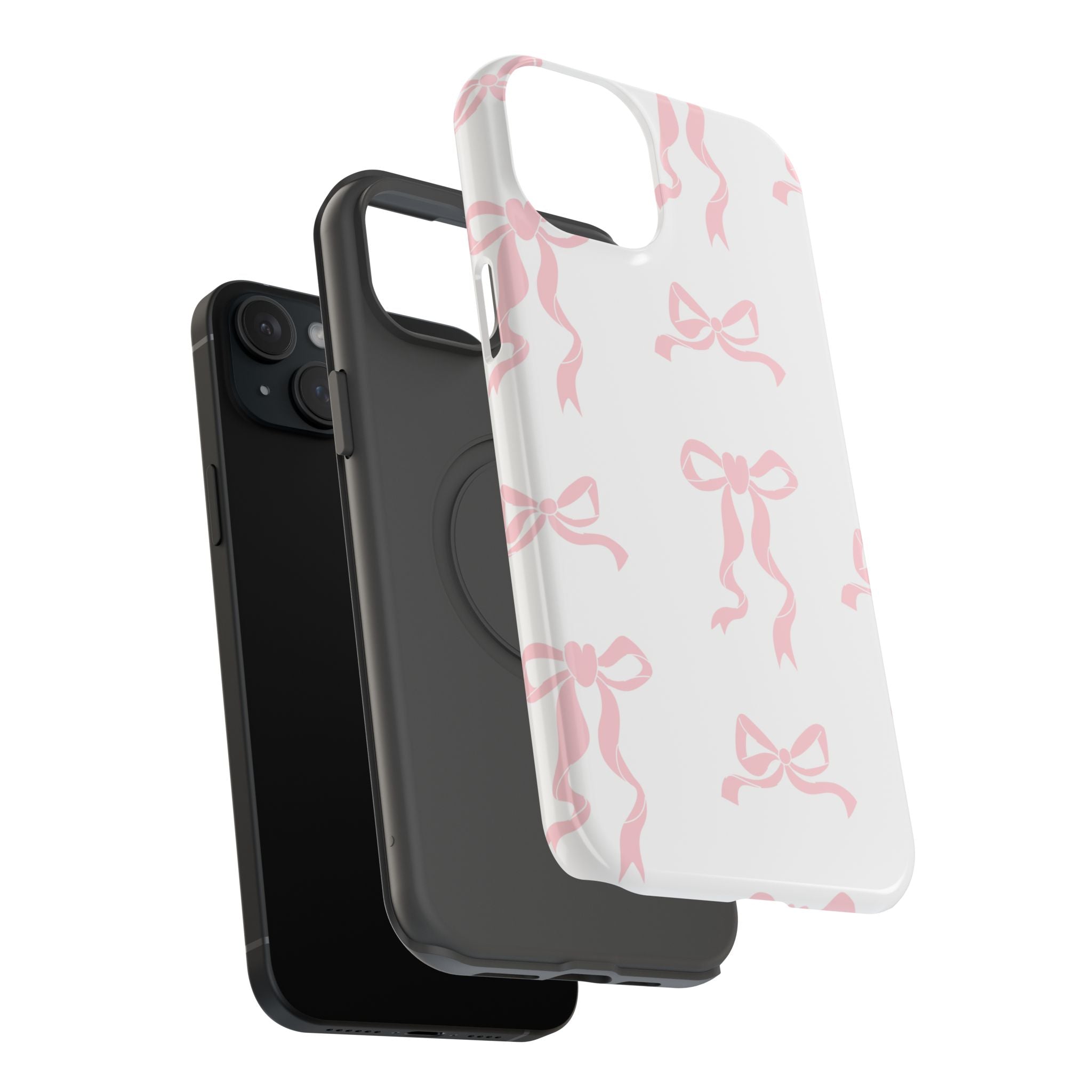 Customizable Cute Bow Pattern Phone Case