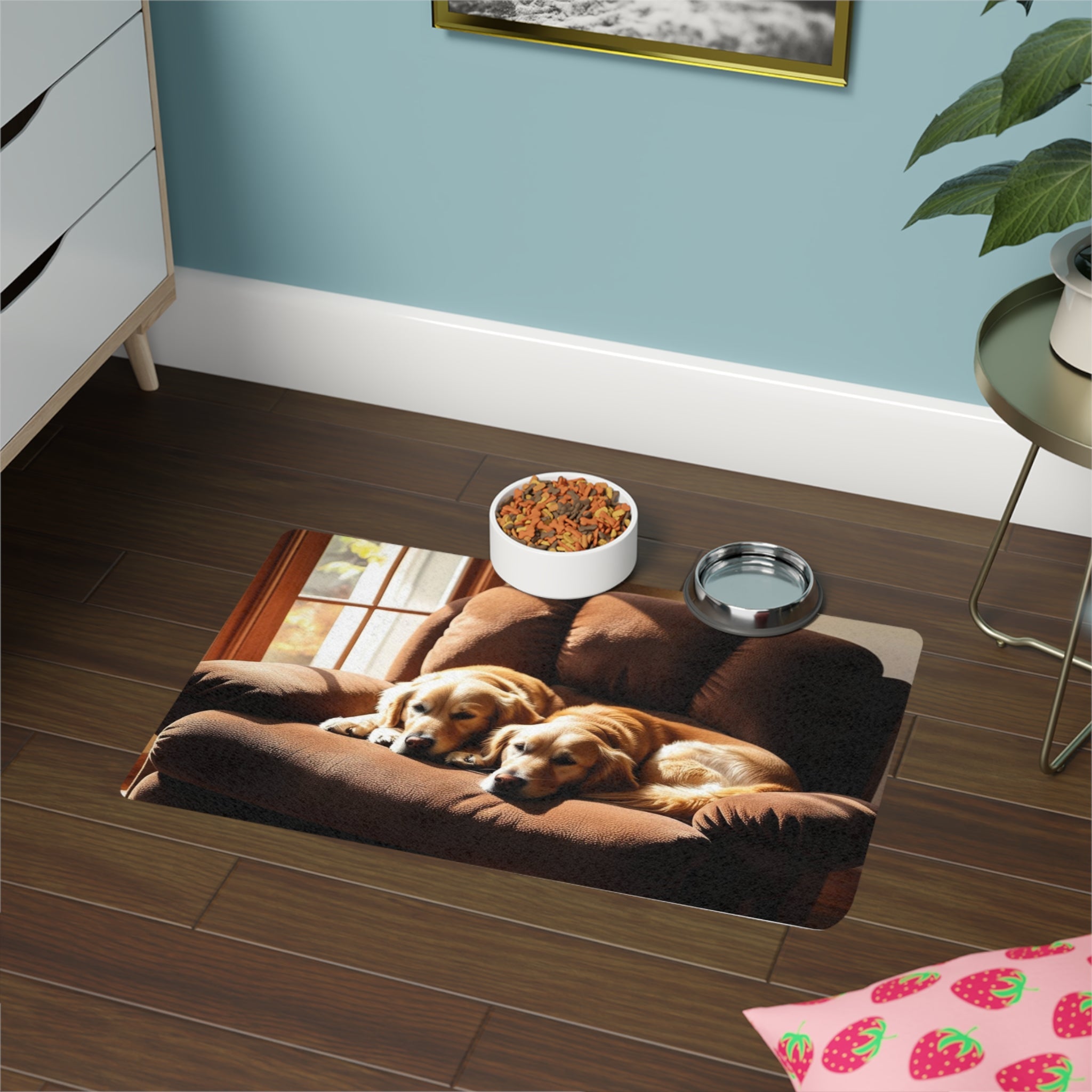 Non-Slip Pet Food Mat – Waterproof Feeding Mat for Dogs