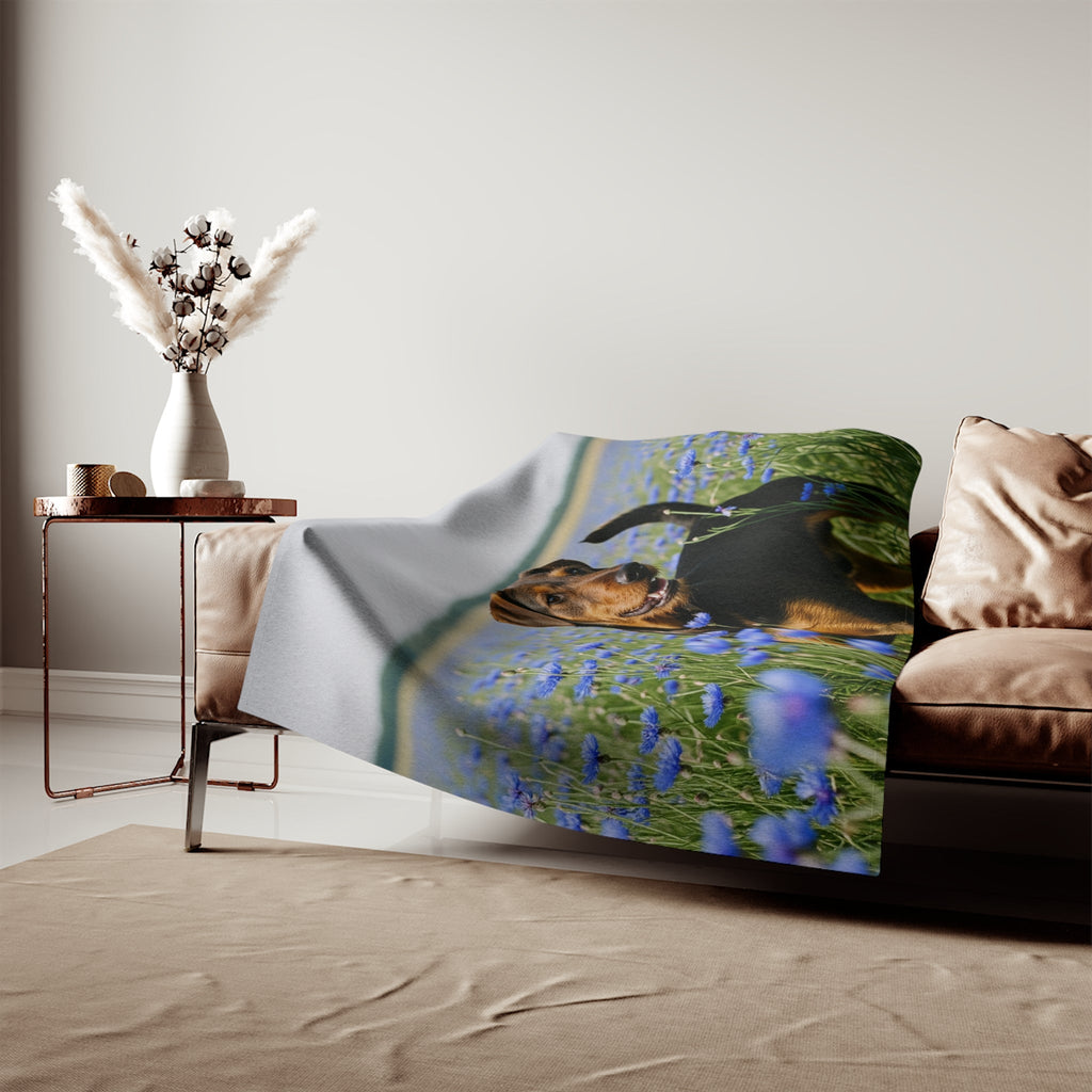 Sweatshirt Blanket – Plush Fleece Throw, 2 Size Options