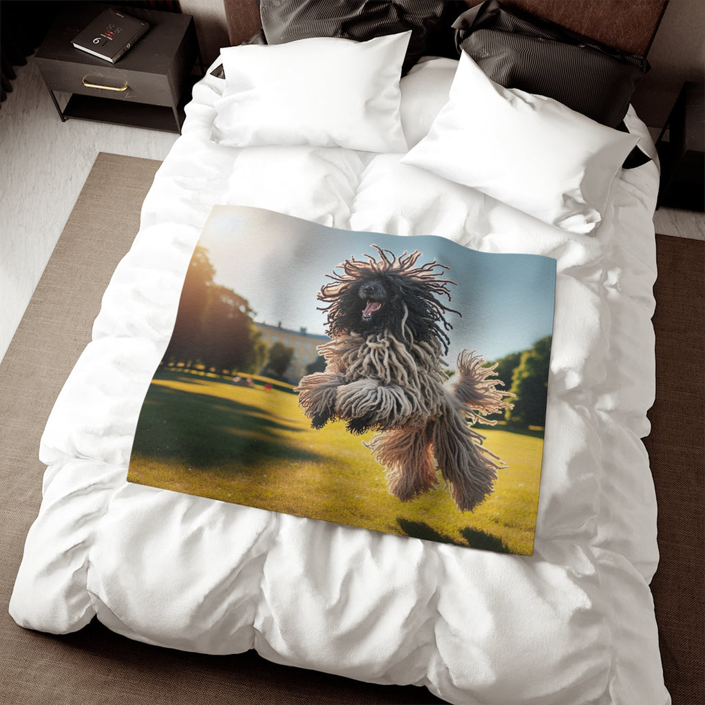 Sweatshirt Blanket – Plush Fleece Throw, 2 Size Options