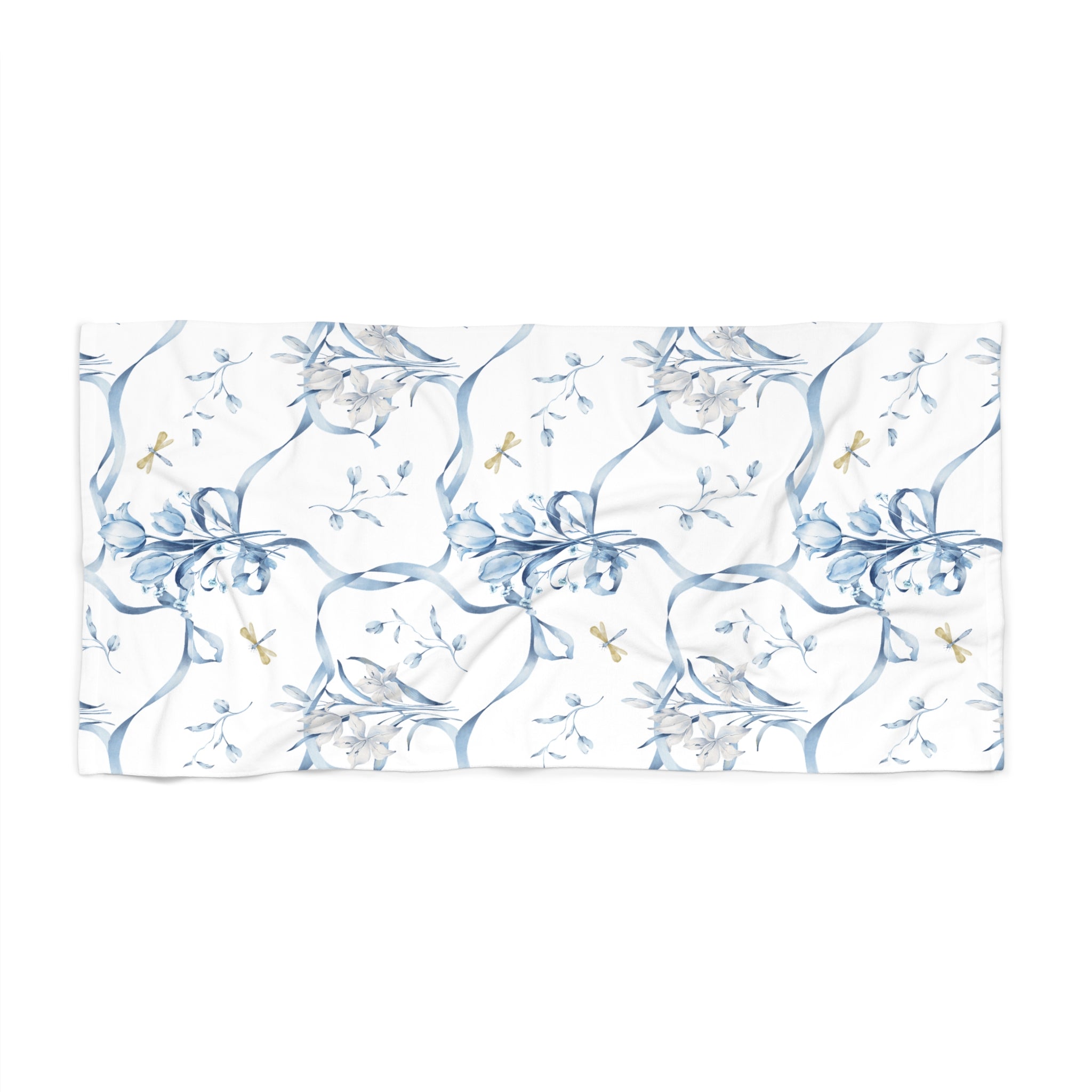 Customizable: Elegant Floral Beach Towel, Summer Accessory, Poolside Essential, Gift for Beach Lovers, Vacation Must-Have!