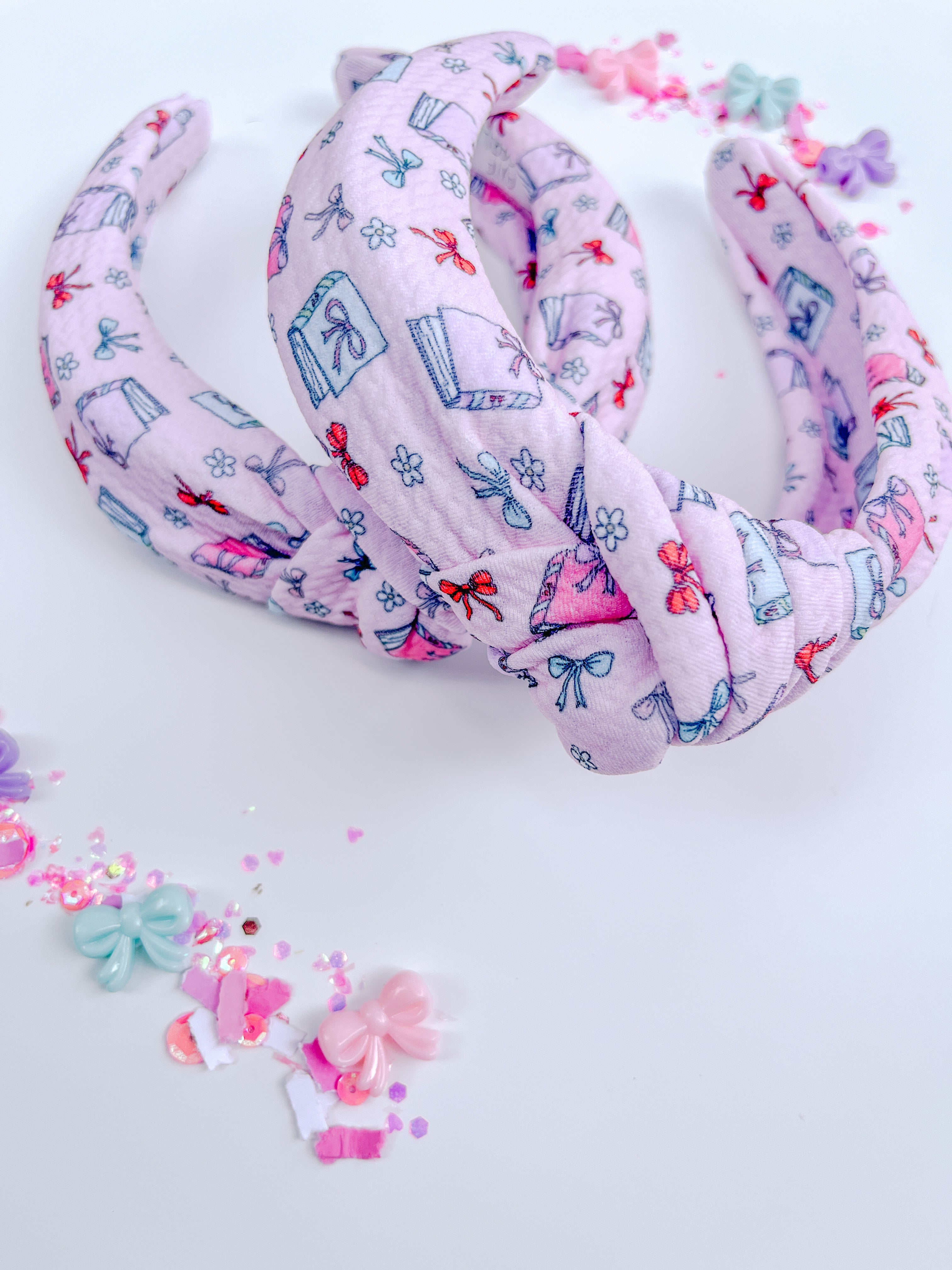 Books & Bows Knotted Headband