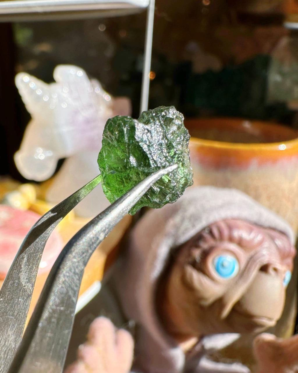 Chlum Moldavite #7 - AA