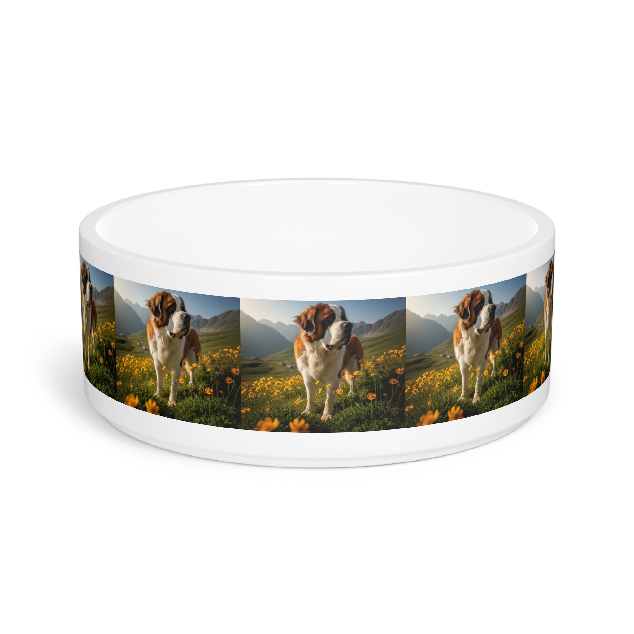 Ceramic Pet Bowl – 16 oz Dog Feeding Bowl