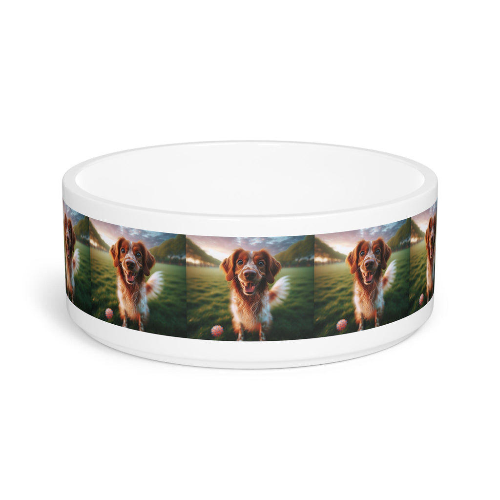 Ceramic Pet Bowl – 16 oz Dog Feeding Bowl