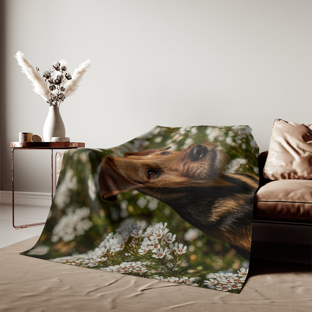 Sweatshirt Blanket – Plush Fleece Throw, 2 Size Options