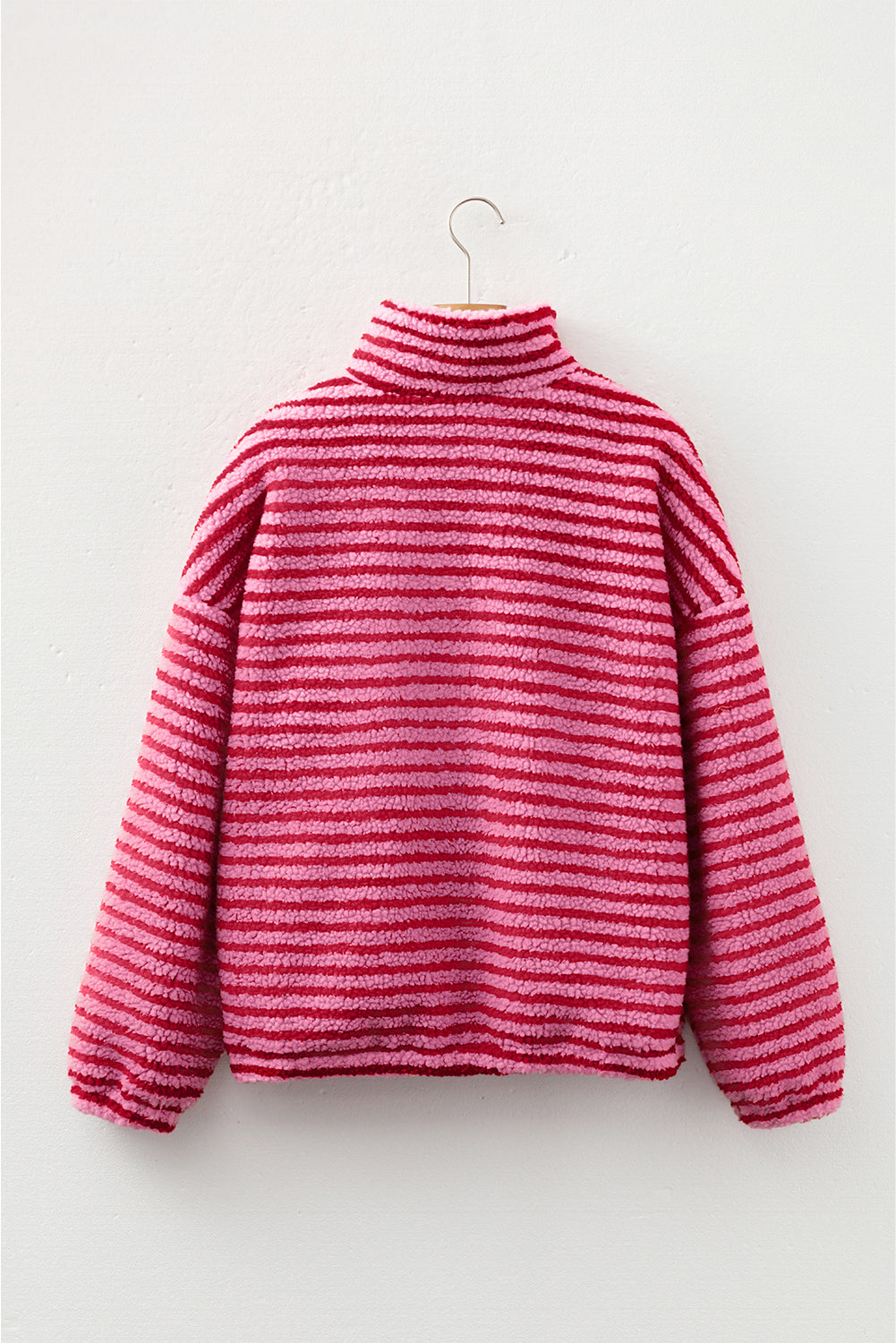 Camila Zip Fleece Oversize Sweatshirt